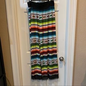 L&B Aztec Print Palazzo Pants